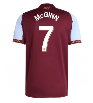 Aston Villa John McGinn #7 Hjemmebanetrøje 2025-26 Kortærmet